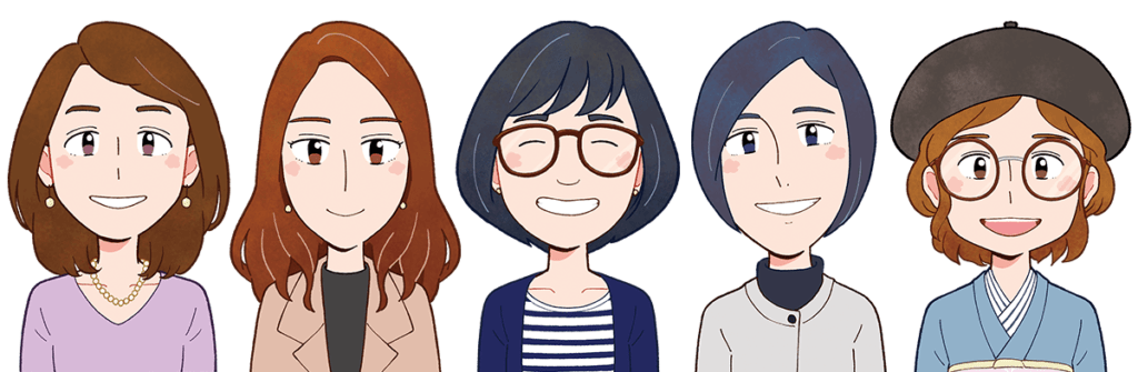 ラクジタンメンバーイラスト