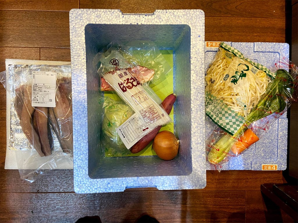 ヨシケイのミールキットは適量の食材